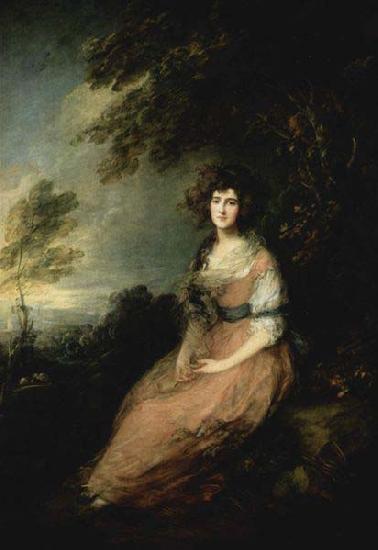 Thomas Gainsborough Mrs. Richard B. Sheridan Germany oil painting art